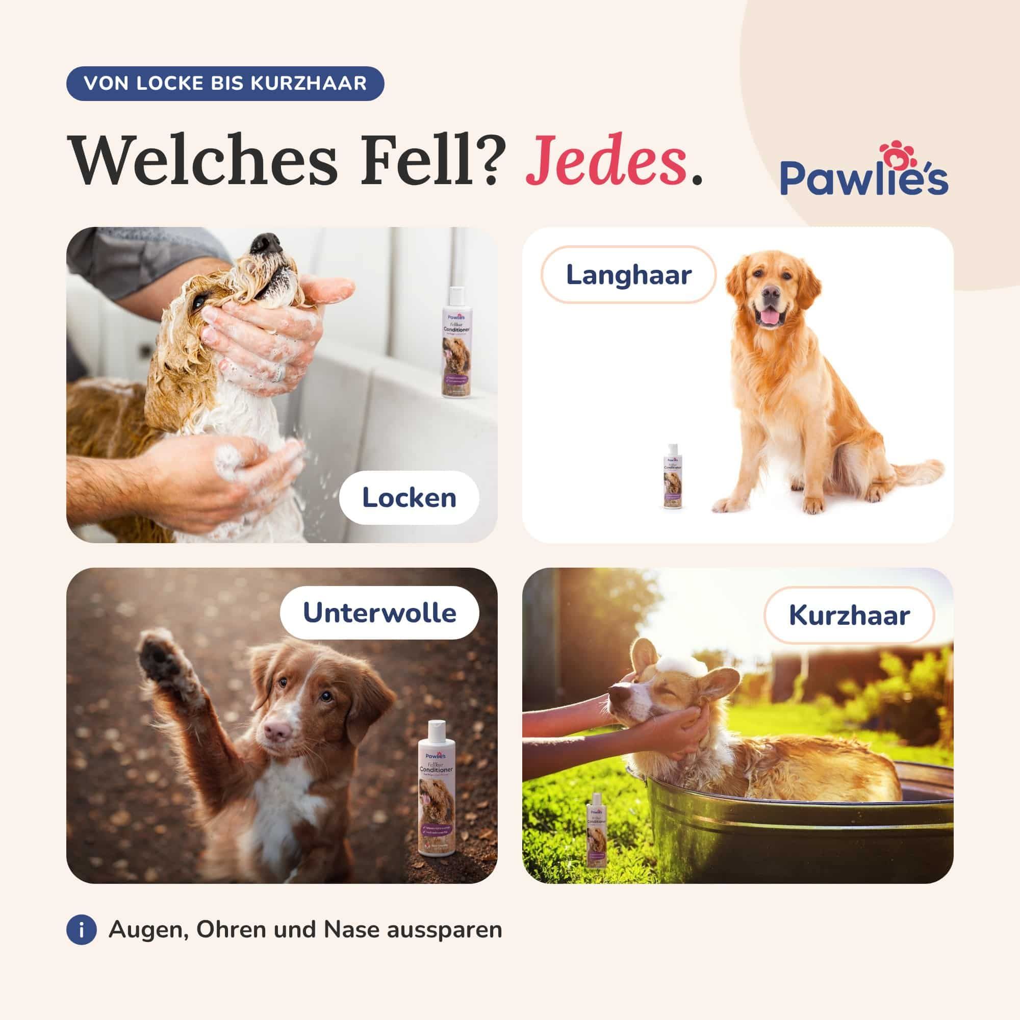 Pawlie's Fell-Conditioner für Hunde