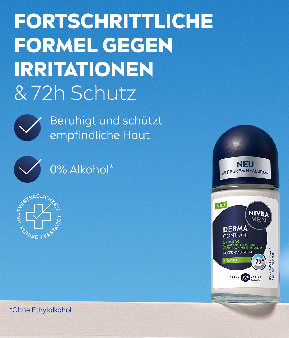 NIVEA Men Deodorant Men Derma Control Sensitiv