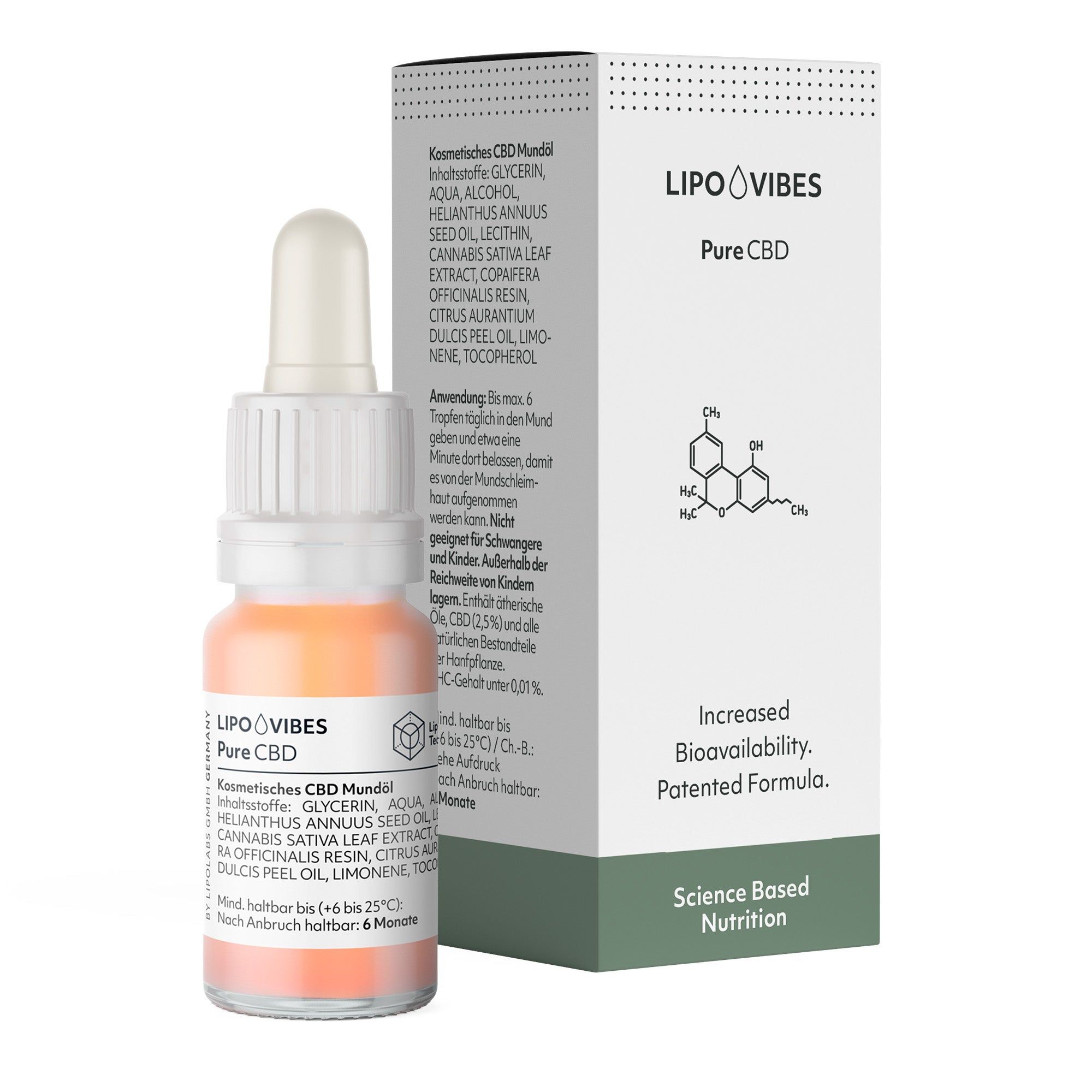 LipoVibes CBD - natürliche Entspannungshilfe