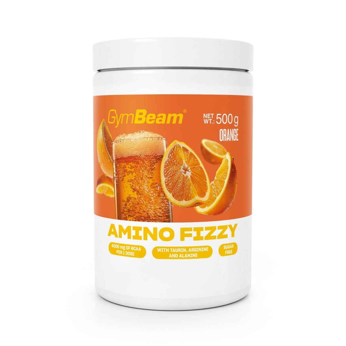 GymBeam Amino Fizzy Aminosäuren-Komplex Brausepulver vegan 500 g Pulver