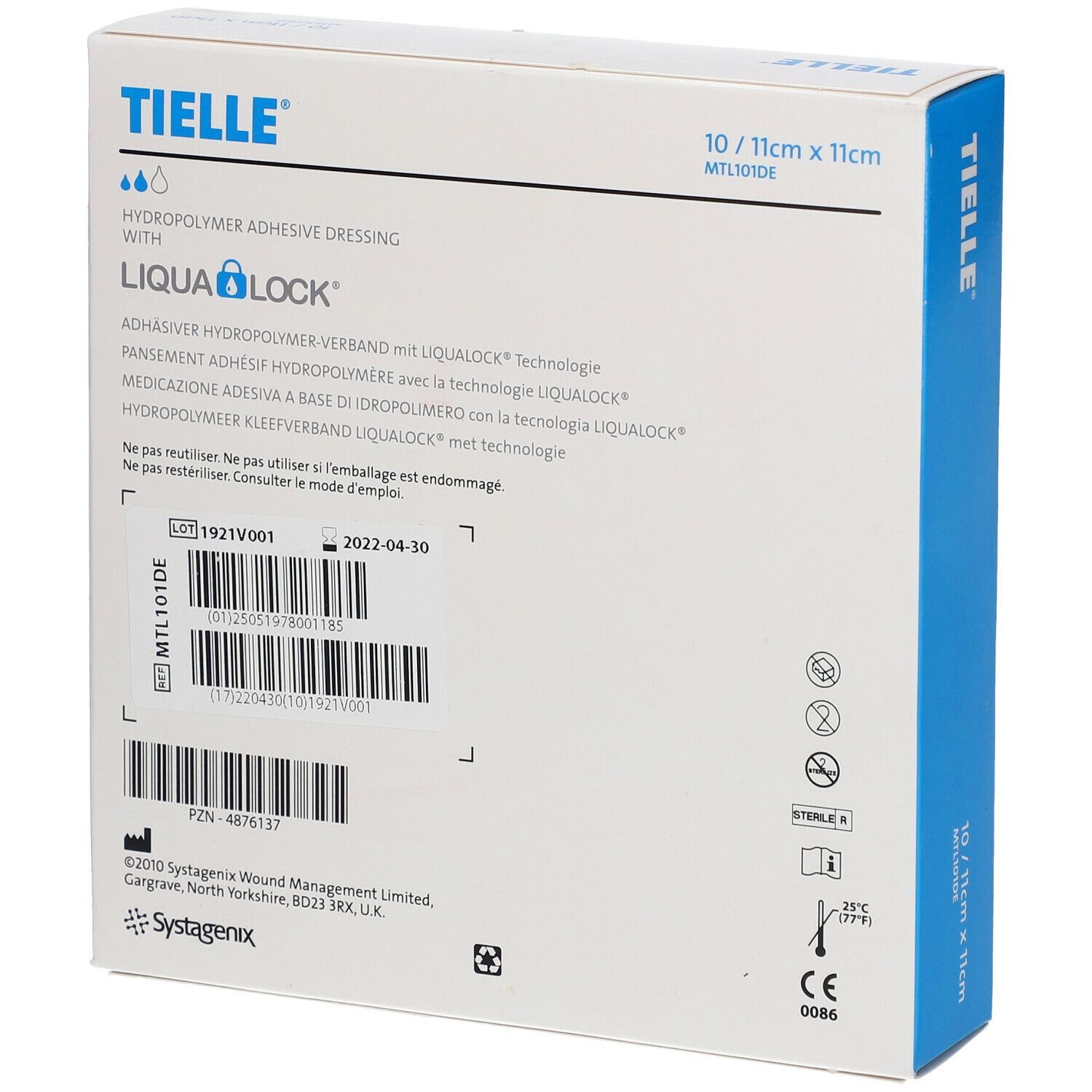 TIELLE® Schaumverband steril 11 x 11 cm