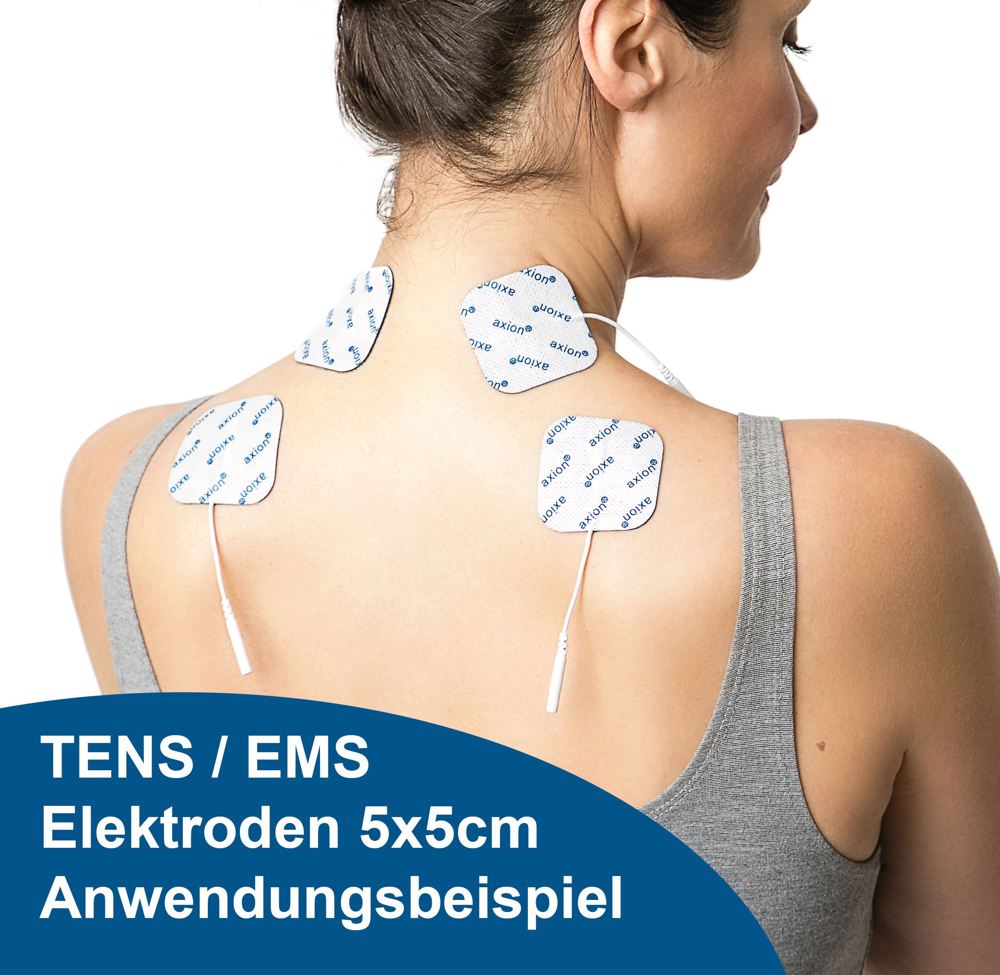 axion® selbstklebende Elektrodenpads 5x5 cm – passend zu axion, Prorelax, Promed, etc.