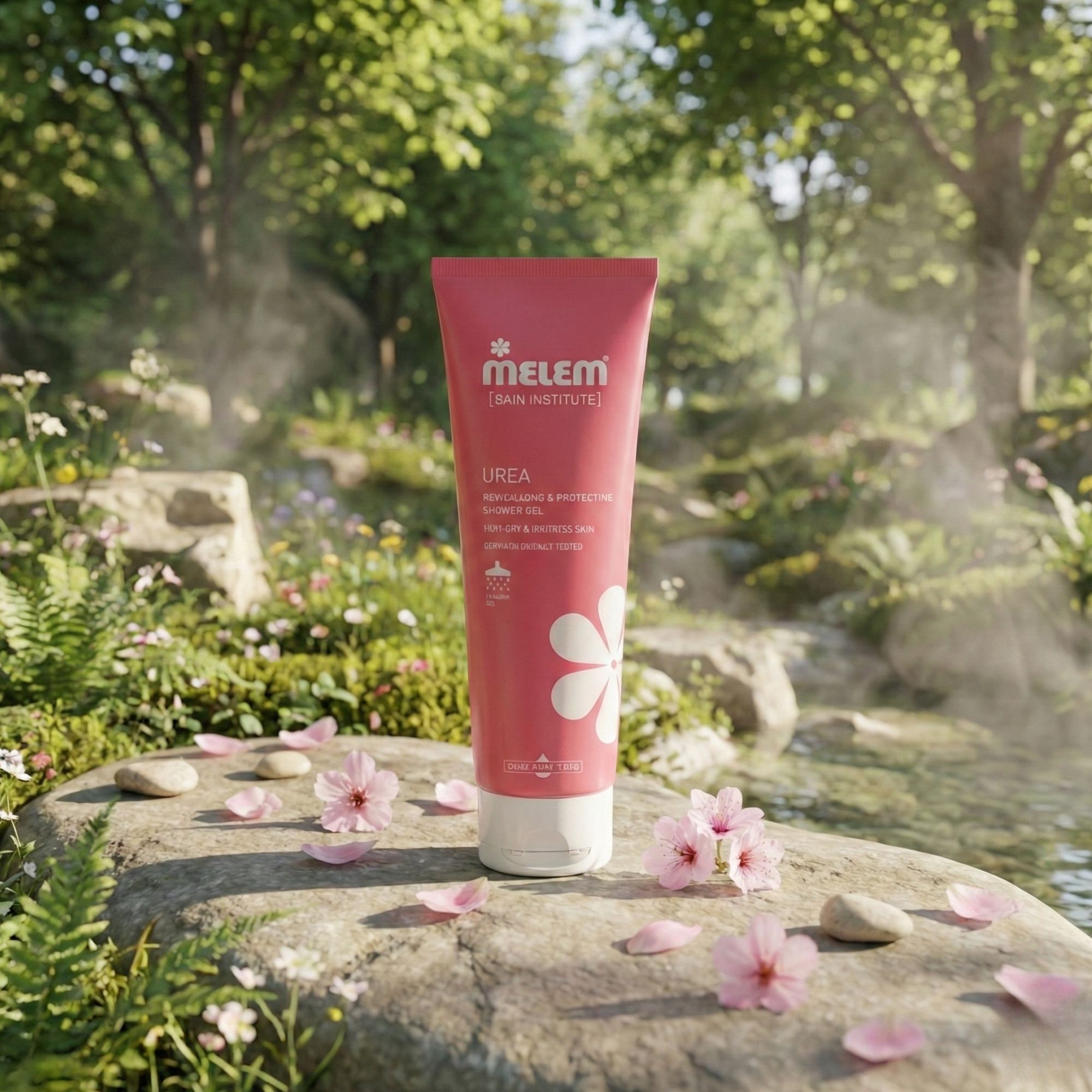 Melem Revitalisierendes Duschgel mit Urea