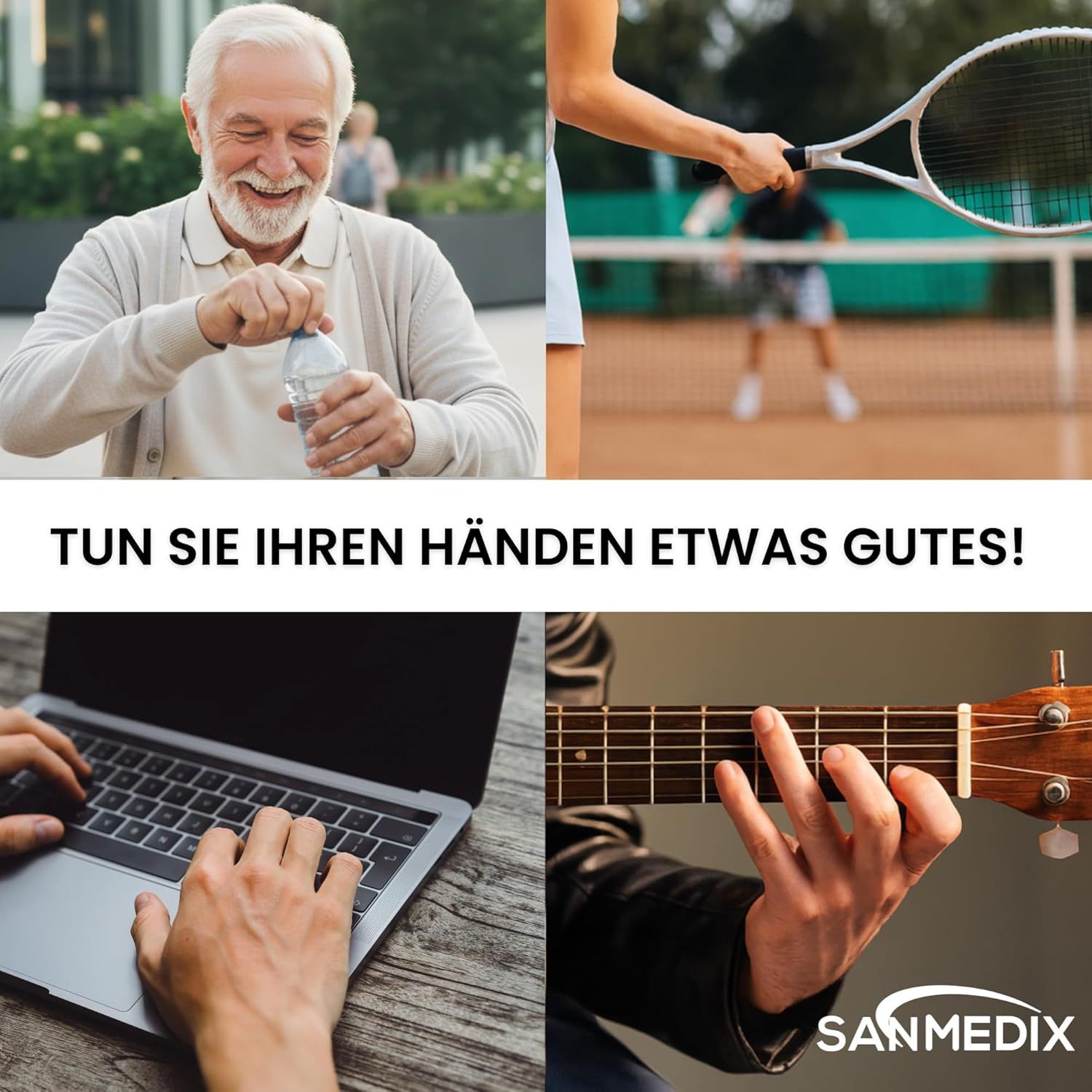 Sanmedix® Handtrainer, Fingertrainer-Set (6-teilig)