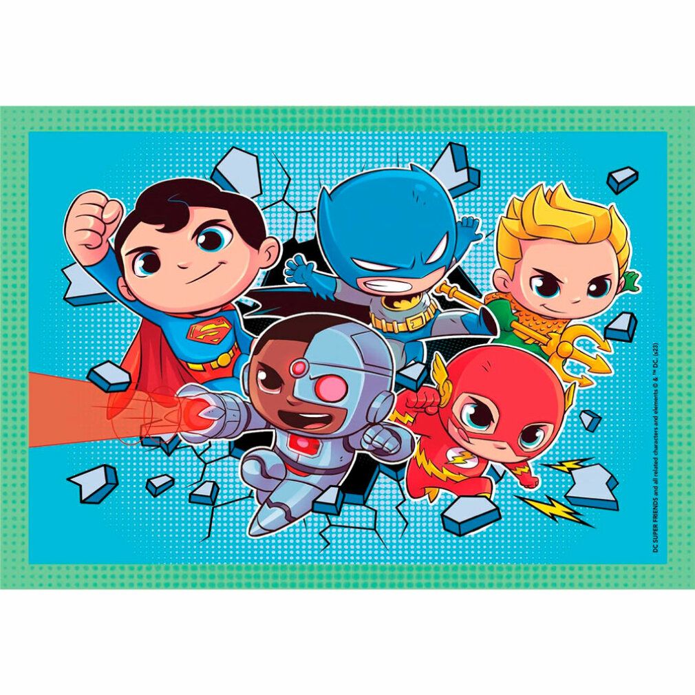 clementoni Puzzle dc Super Friends 4in1 (12+16+20+24 Teile)