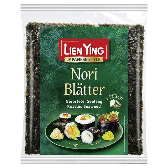 Lien Ying Nori-Blätter, gerösteter Seetang