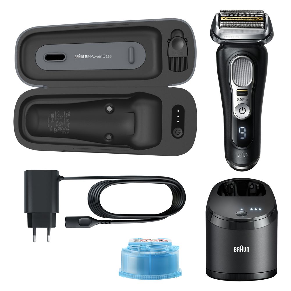Braun - Elektrischer Rasierer "Series 9  - 9470cc System wet&dry" in Schwarz