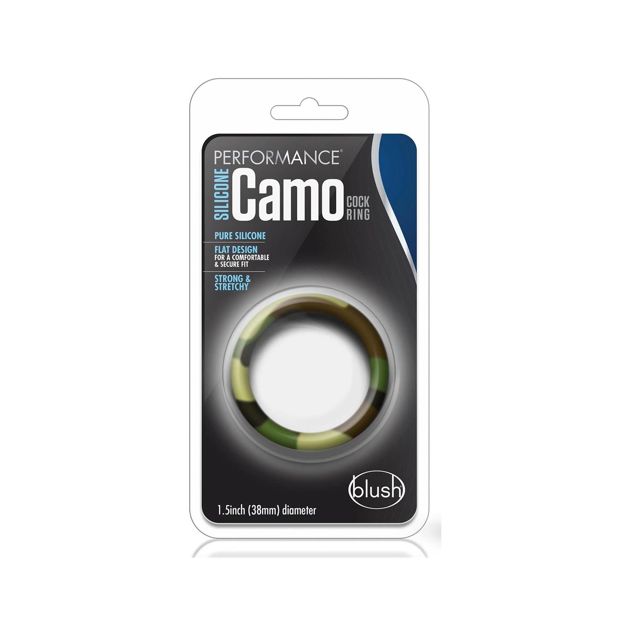 Blush - PERFORMANCE SILICONE CAMO COCK RING