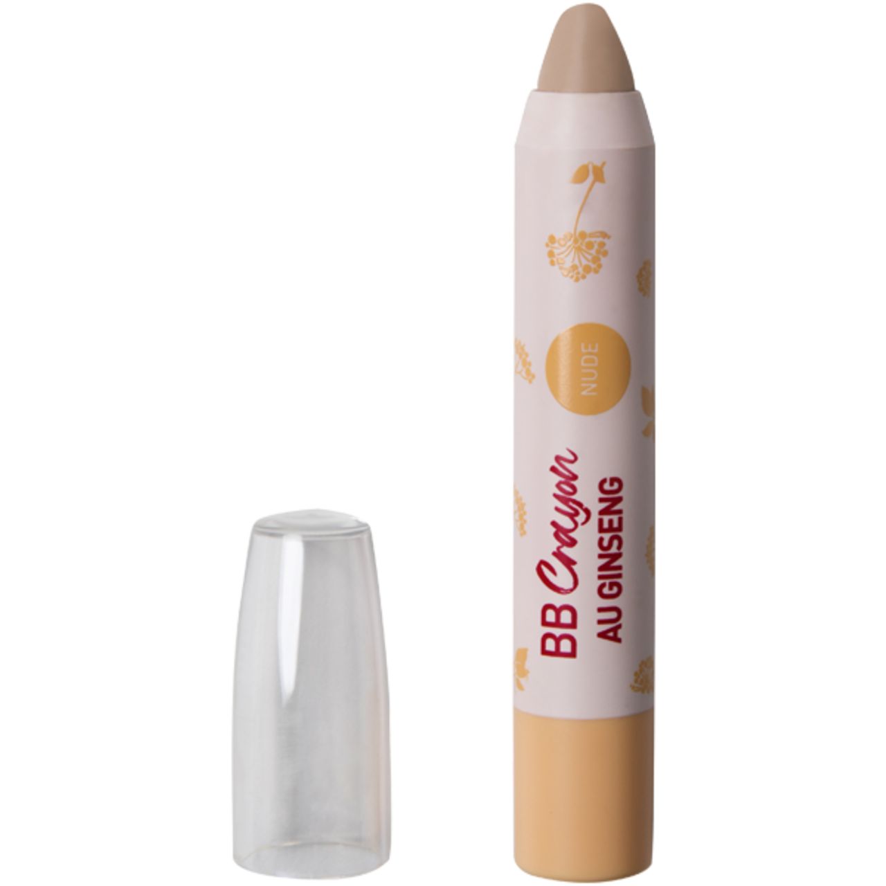 Make-up-Stift mit Deckel. Aufschrift: BB Crayon AU GINSENG. Farbton: Nude.