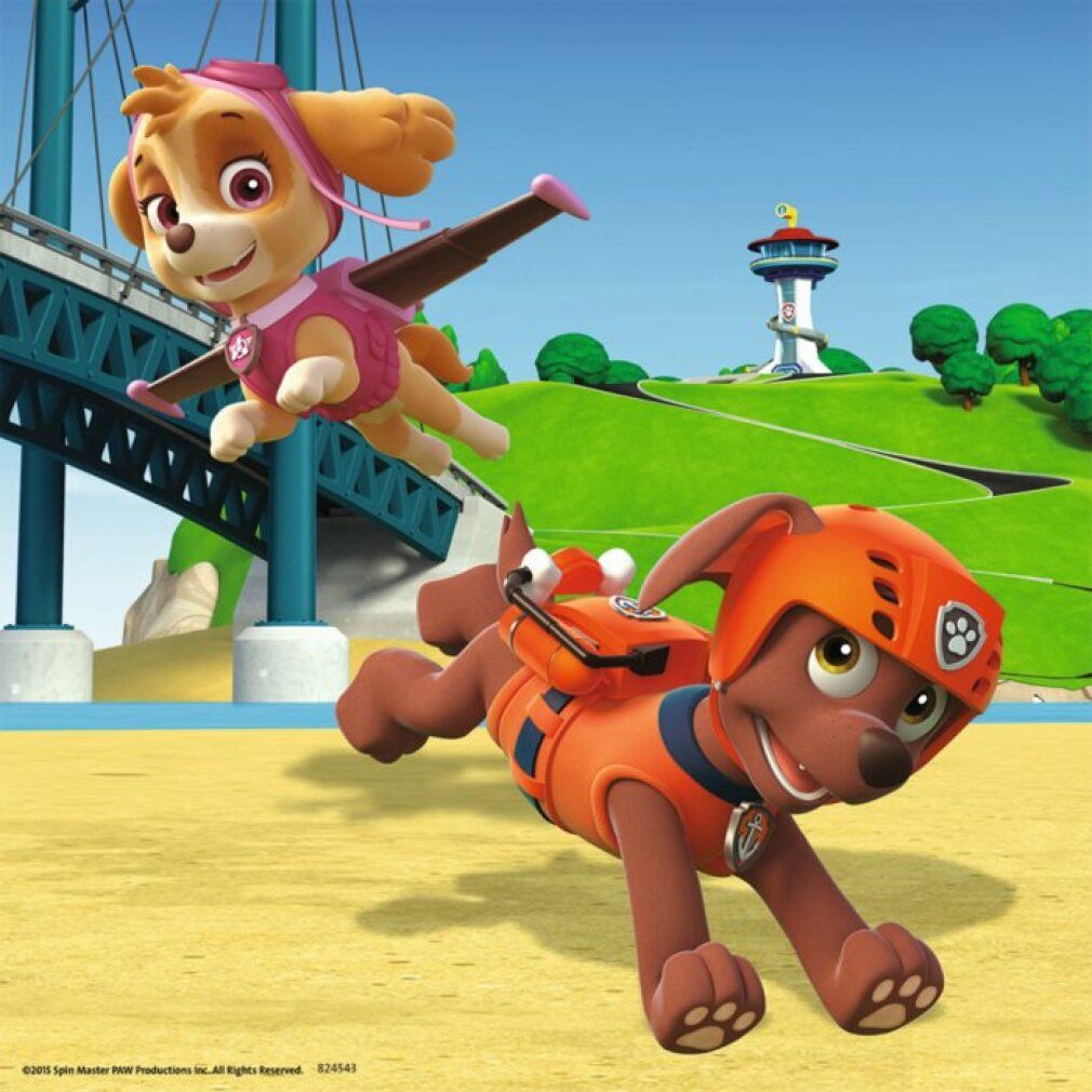 Ravensburger Ravenburger 9239 Puzzle Team auf 4 Pfoten 3 x 49 Teile