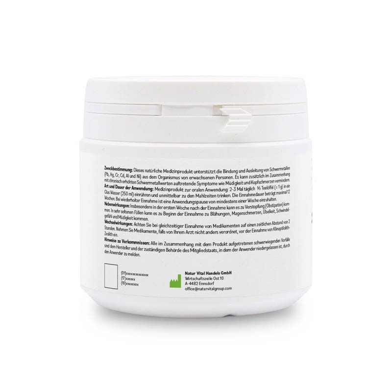 Zeolith MED Detox Pulver ultrafein 200 g zur Herstellung einer Susp. zum Einnehmen