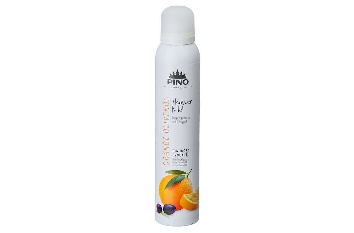 Pino Shower Me Duschschaum Orange Olivenöl