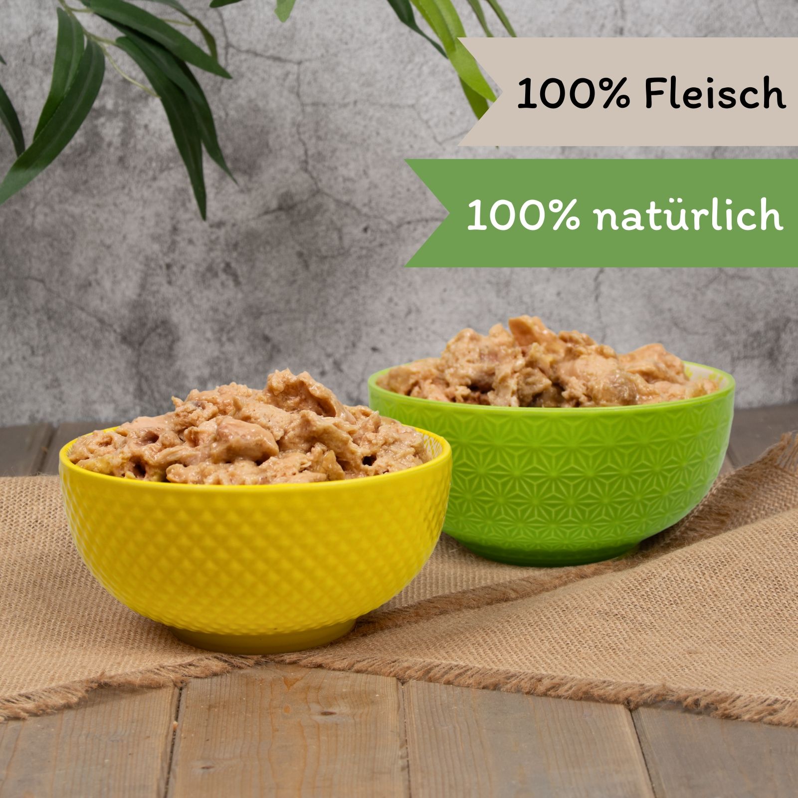 Lecker.Pet® Balu's 100 % Huhn und Truthahn Katzenfutter Nassfutter