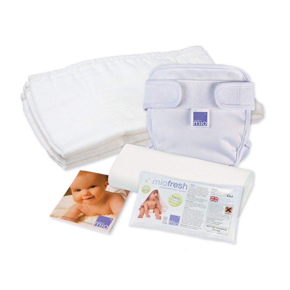 Bambinomio Miointro kit Newborn Set Wiederverwendbare Stoffwindeln Neugeborene bis 5kg