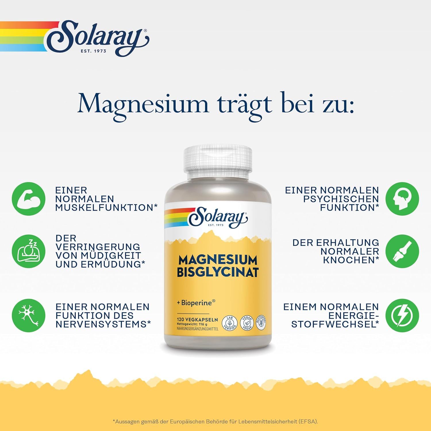 Solaray Magnesium Bisglycinat Kapsel