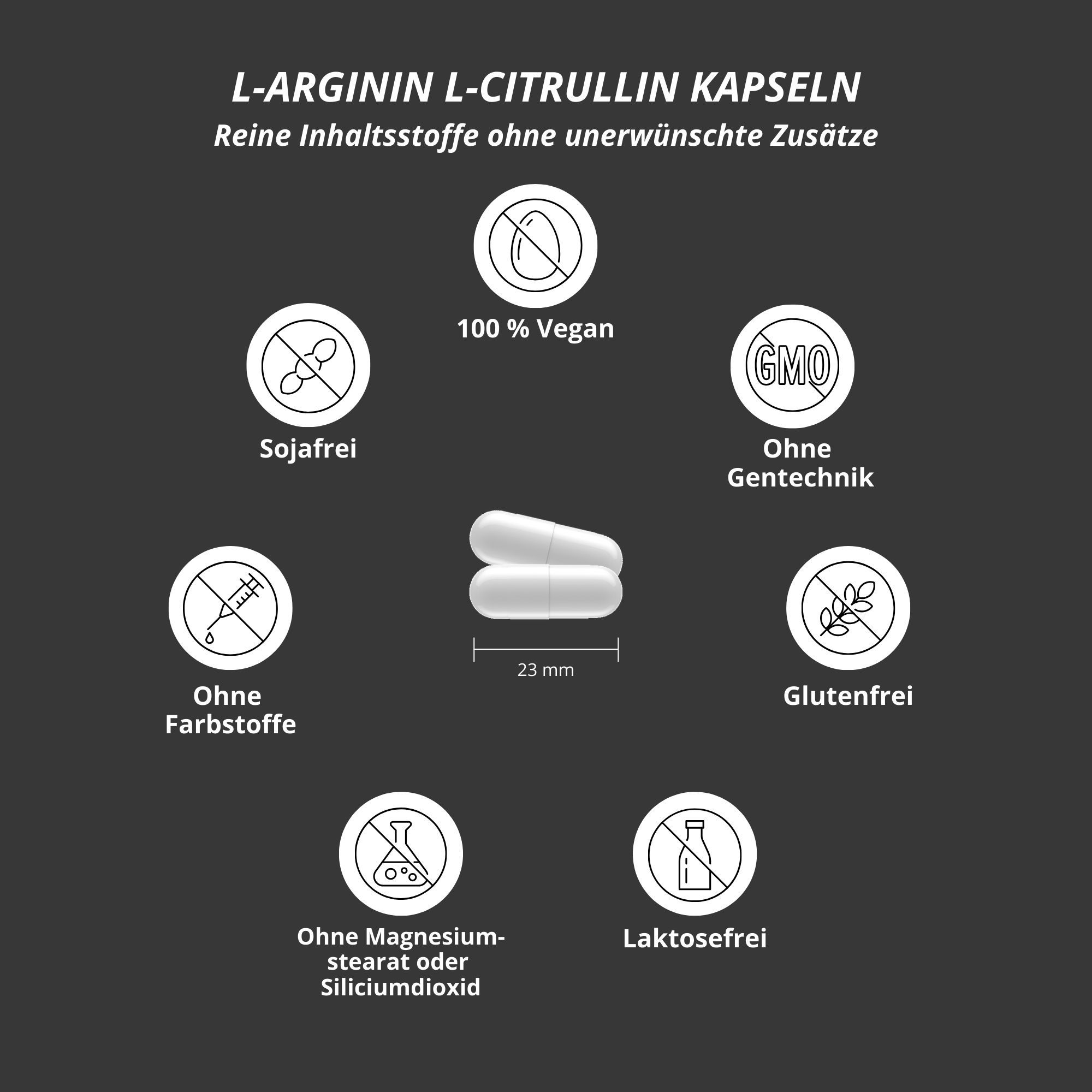 Alphatier Arginin Citrullin Kapseln 360 St