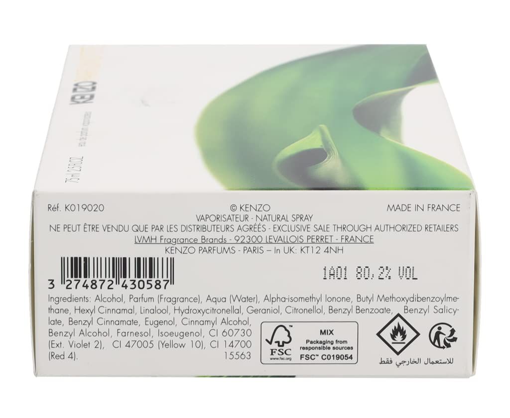 Rückseite der Verpackung. Enthält Informationen wie Inhaltsstoffe, Herstelleradresse, Warnhinweise und Recycling-Symbole. FSC-Zertifizierung.