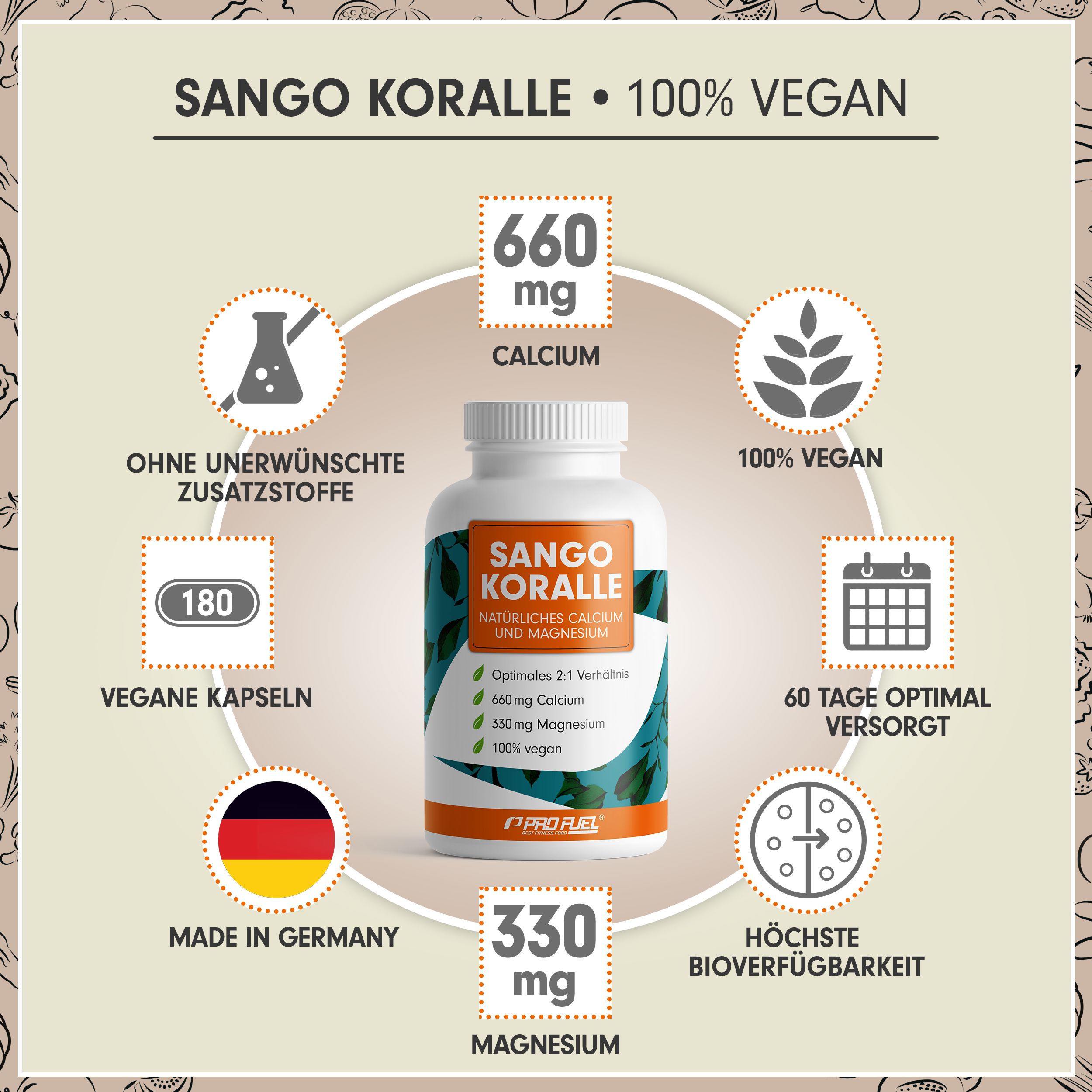 ProFuel - SANGO Meereskoralle-Kapseln