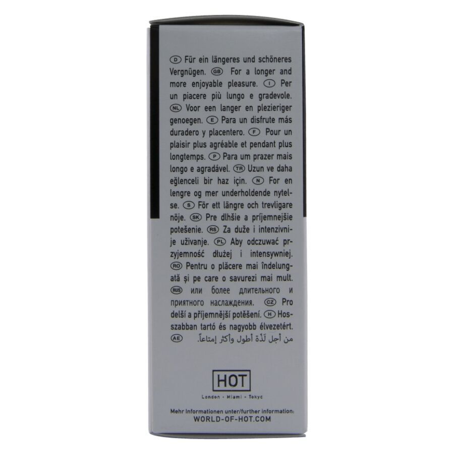 Verpackungstext mit Mehrsprachigen Hinweisen und Logo.