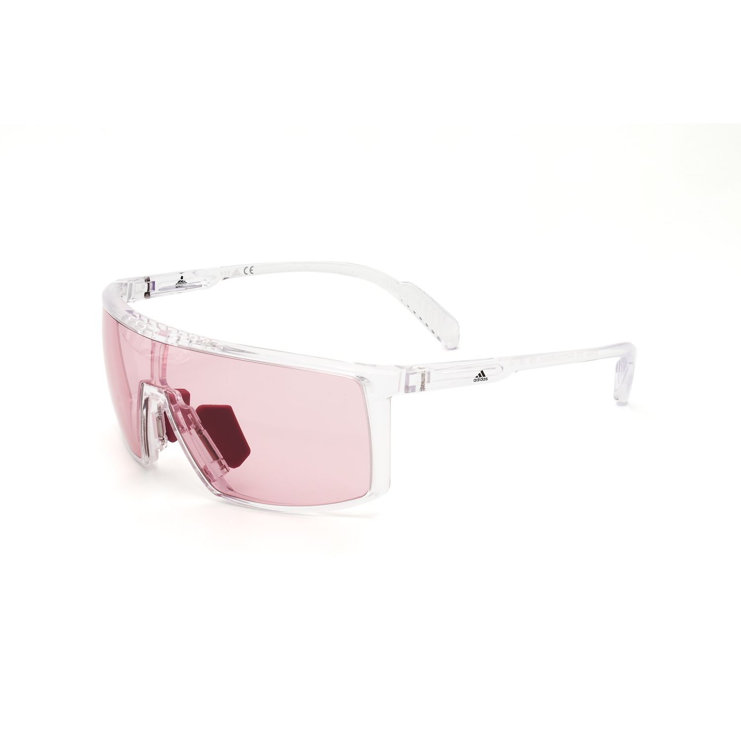 Adidas occhiali da sole unisex SP0004 white light pink