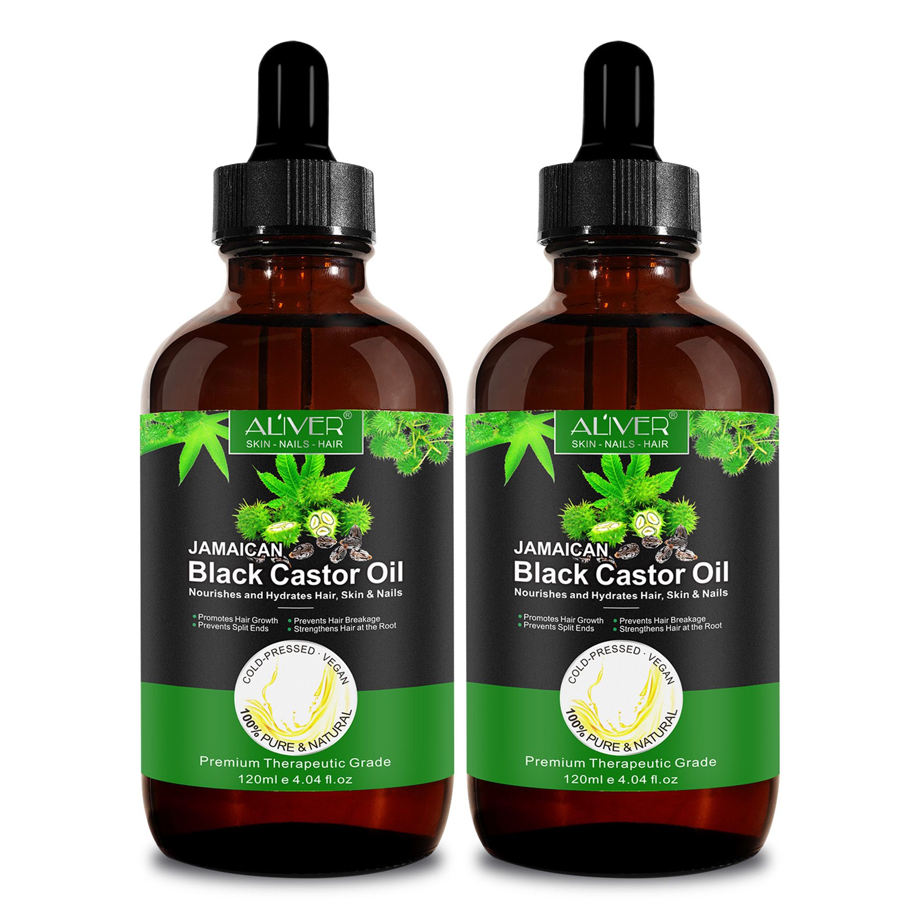 ALIVER Olio di ricino per la Cura di capelli e pelle