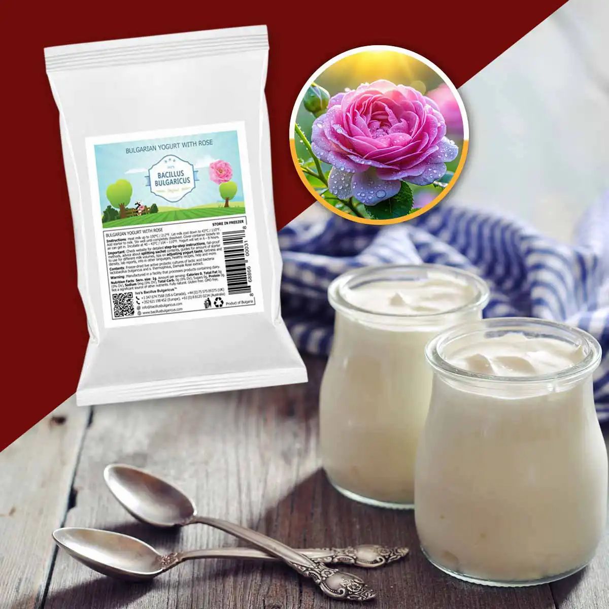 BACILLUS BULGARICUS Bulgarische Rosen-Joghurt-Kulturen