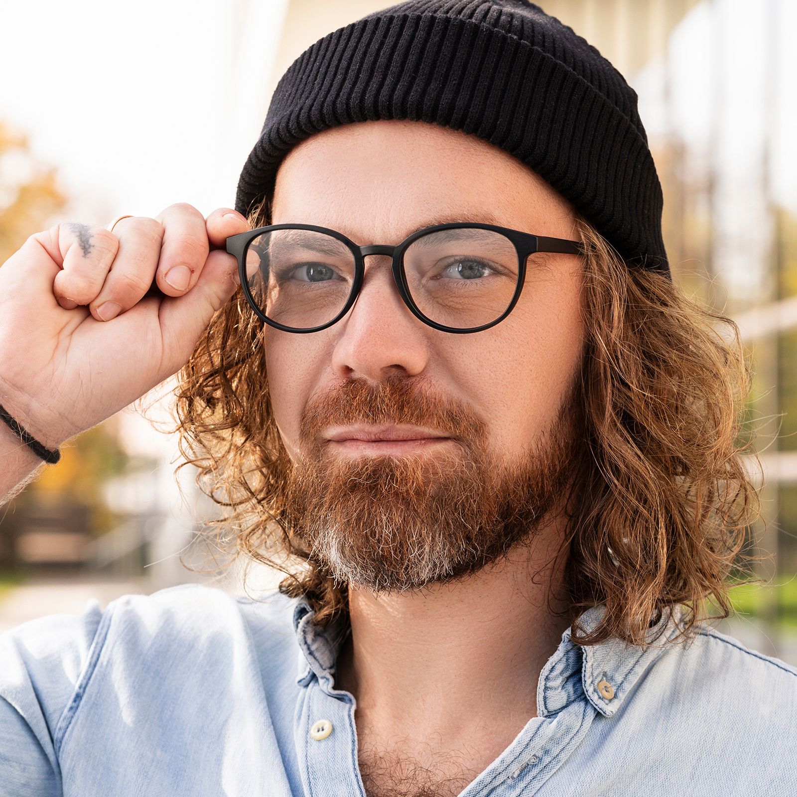 HYPREADER Blaulichtfilterlesebrille Lupus Stärke +1.00