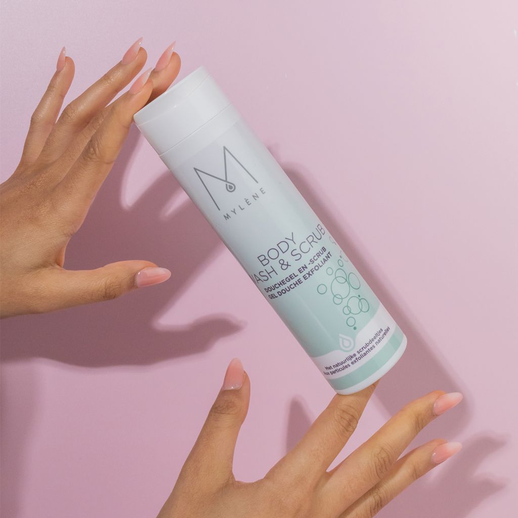 Mylène Body Wash & Scrub | 2-in-1 Duschgel und Körperpeeling