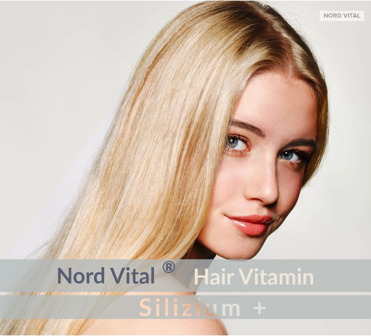 Nord Vital Silizium aus Bambus-Extrakt, Hirse-Extrakt, Biotin, Zink, Selen, Kupfer, und Folsäure