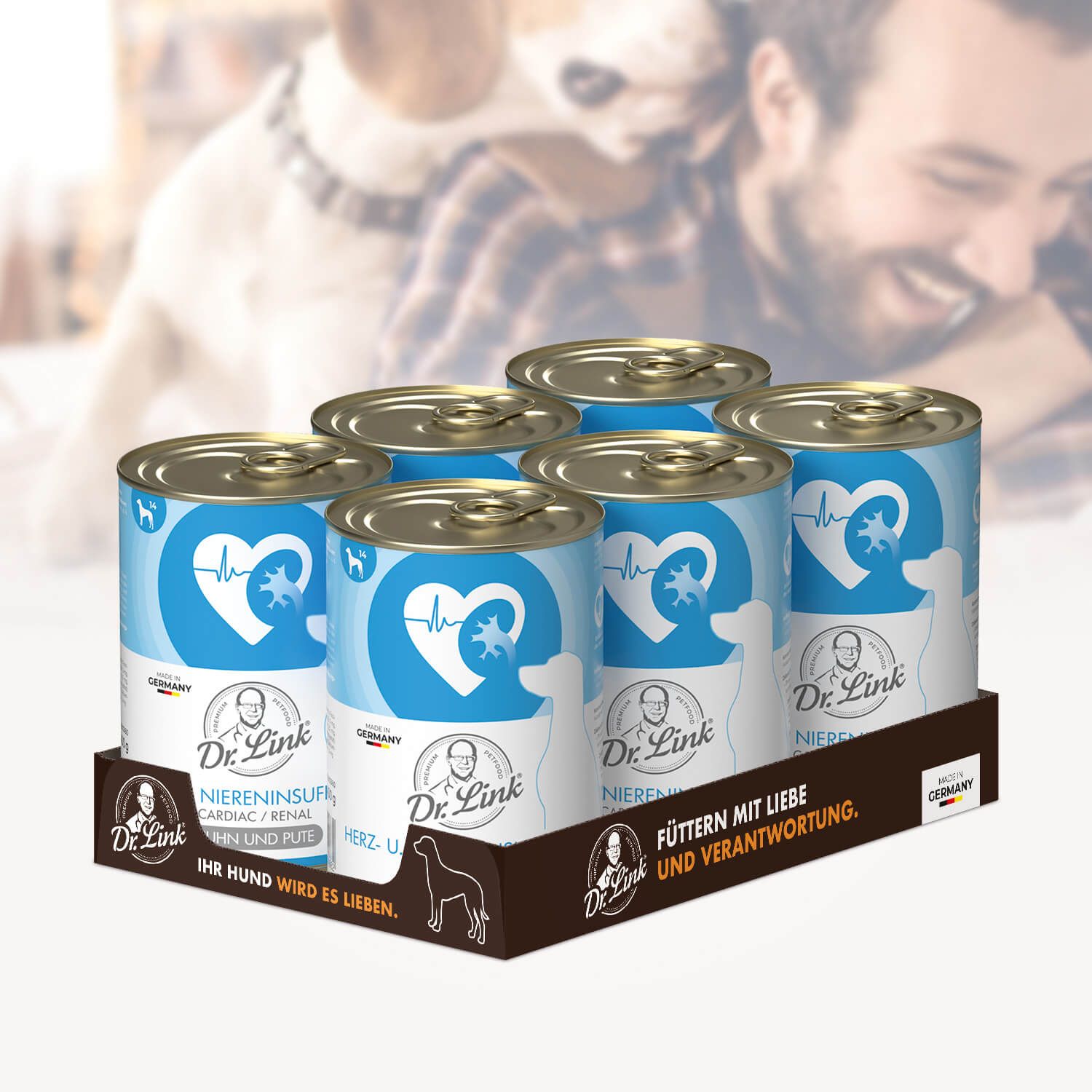 Dr. Link® SPEZIAL-DIÄT Herz- und Niereninsuffizienz I Cardiac / Renal Huhn und Pute