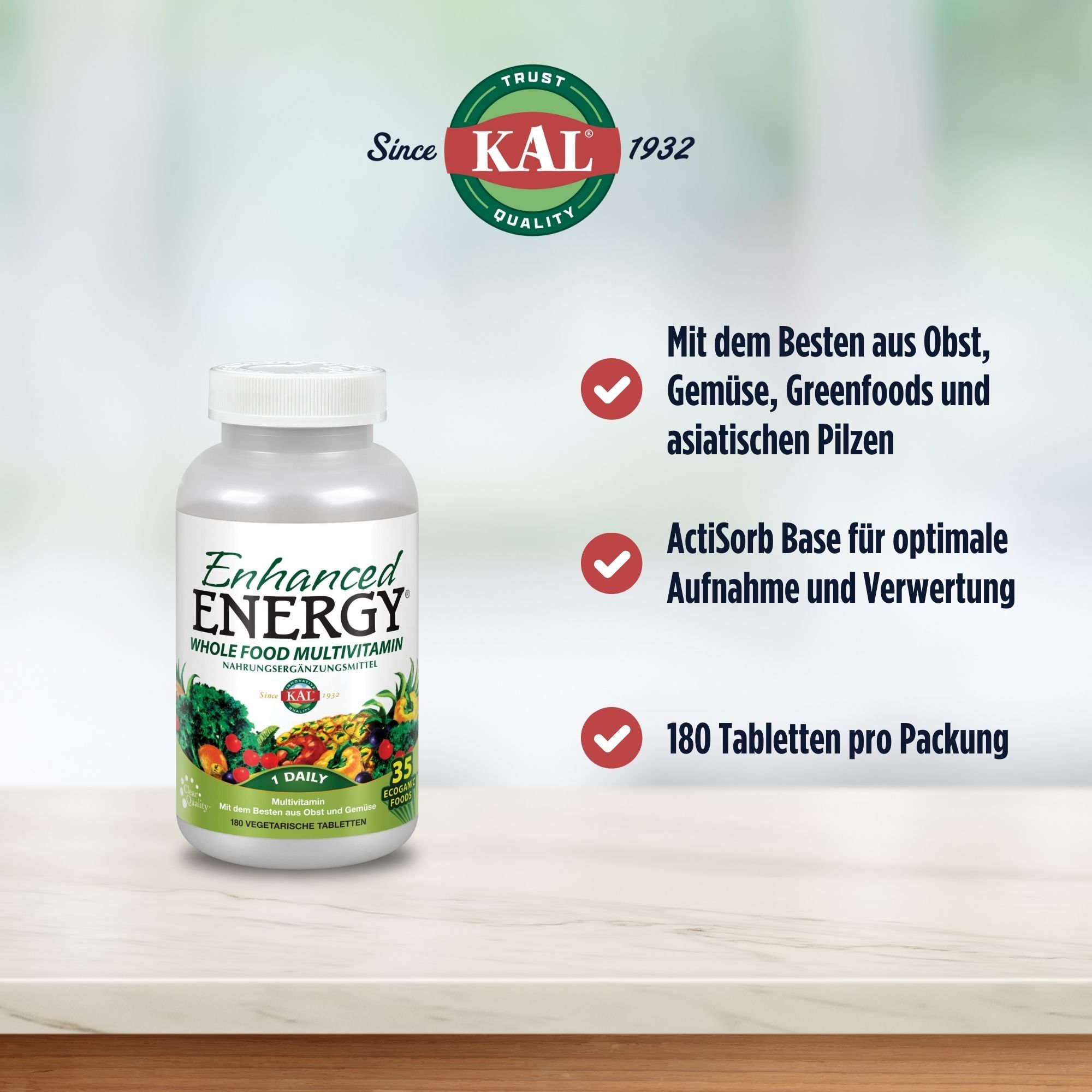 KAL Enhanced Energy Multivitamin