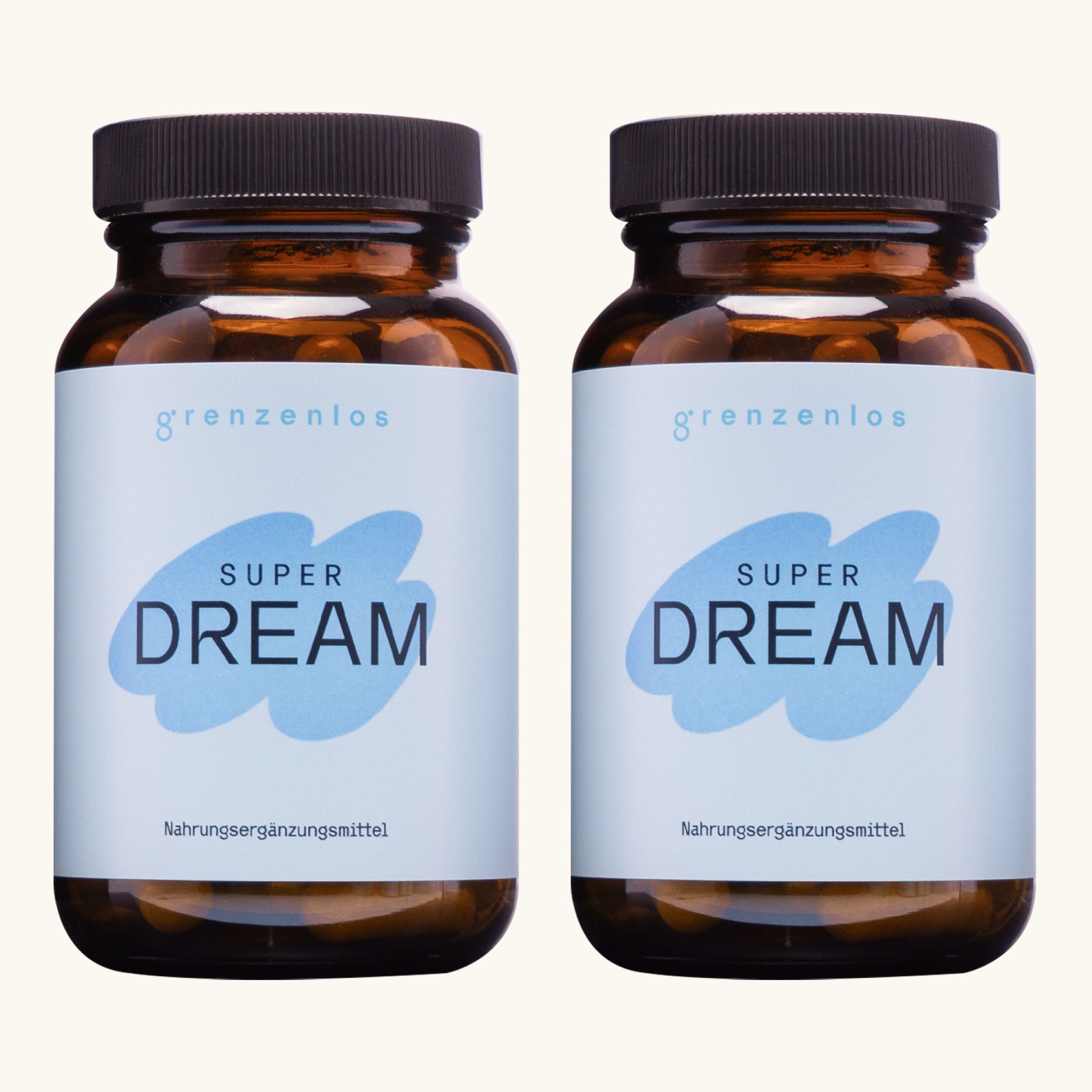 grenzenlos® Super Dream 9-in-1 Schlaf Komplex mit Baldrian, Lavendel & L-Tryptophan | Ohne Melatonin 2x60 St Kapseln