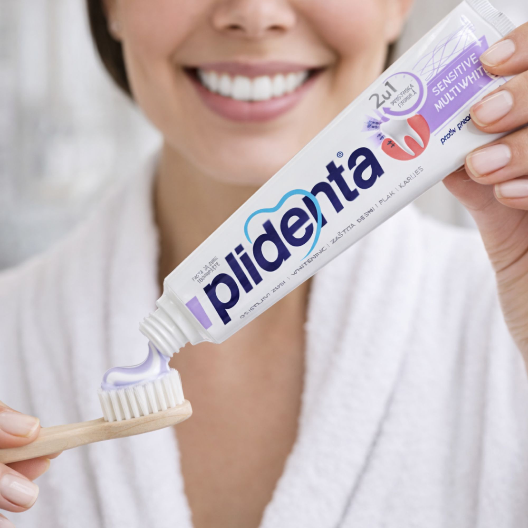 PLIDENTA Sensitive Multi White Zahnpasta für empfindliche Zähne