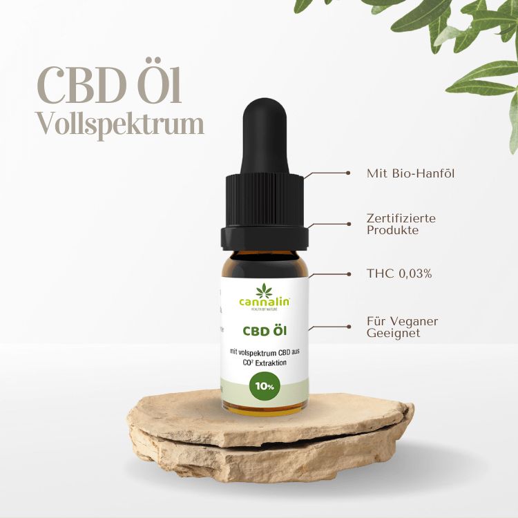 Cannalin - CBD Öl Vollspektrum - 10%