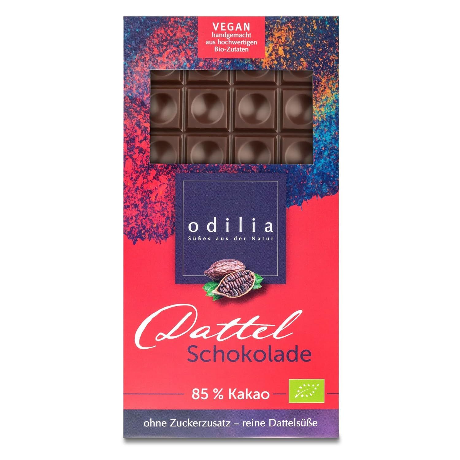 odilia Bio Dattel Schokolade 85% Kakao 70 g
