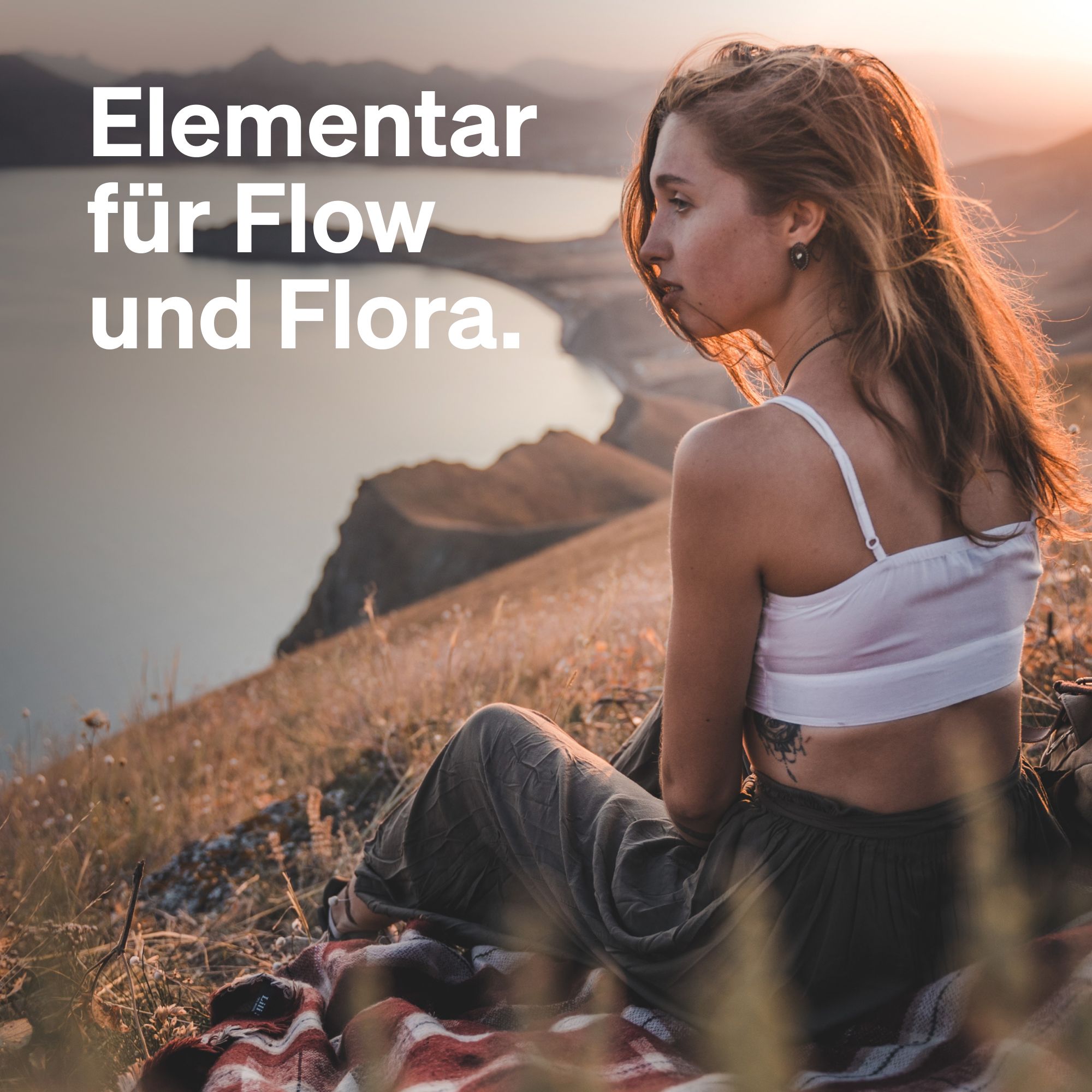 natural elements Flora-21® Plus mit D-Mannose – 4 Laktobakterien-Stämme – 4 Mrd. KBE – Dosierlöffel