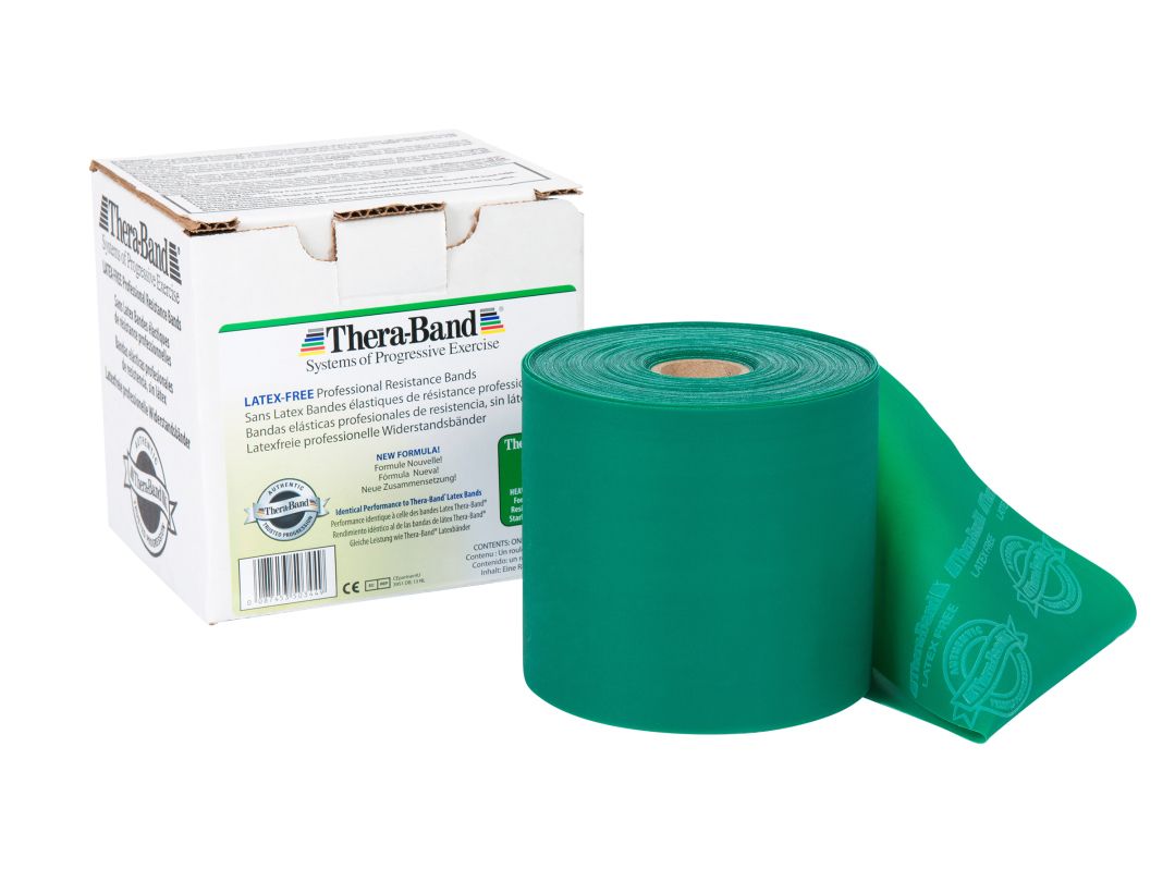 Thera-Band® Latexfreies Therapieband, Rolle, stark