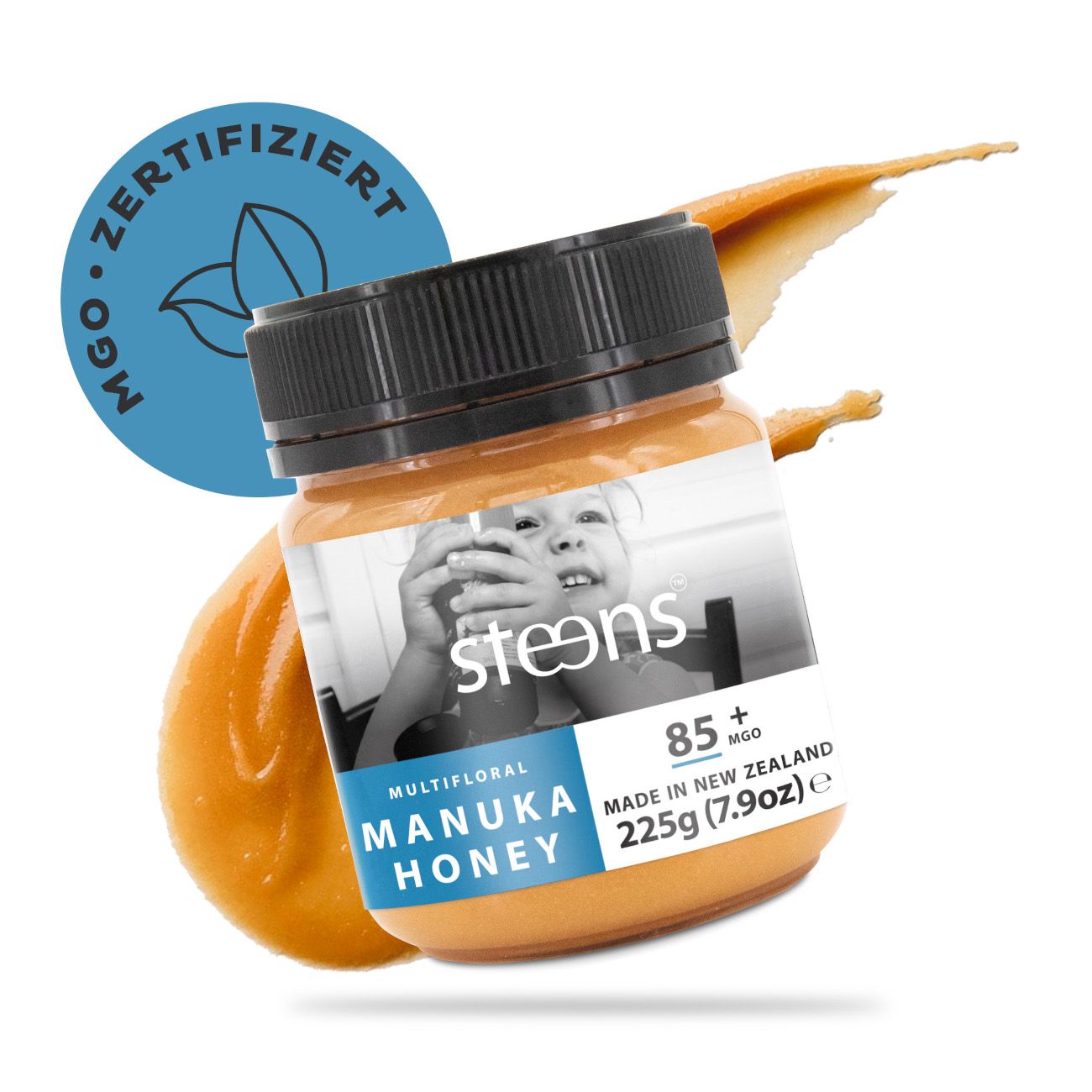 Steens Manuka Honig MGO 85+, 225g 0,225 kg