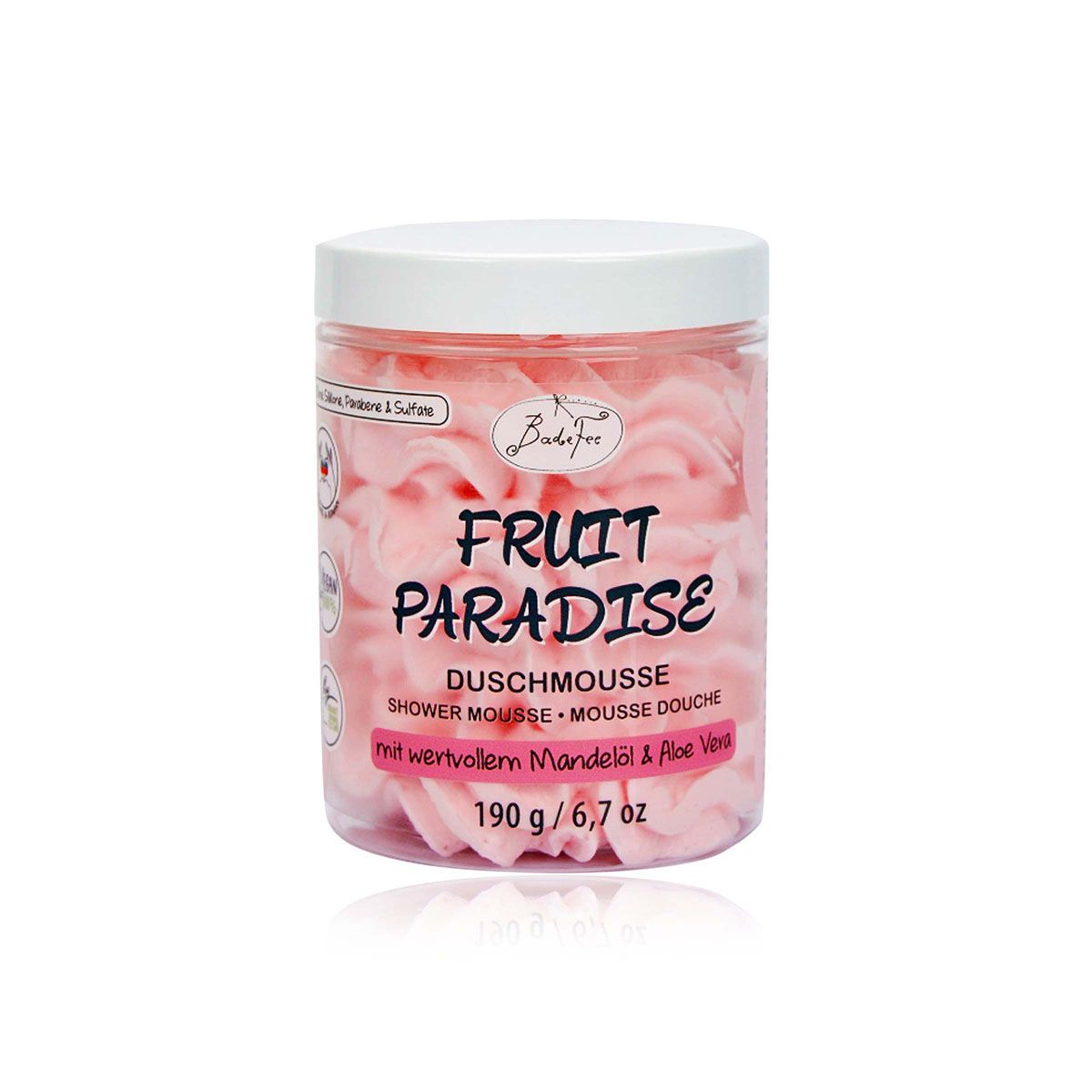 Badefee Körper Shower Mousse Duschmousse Fruit Paradies 190 g