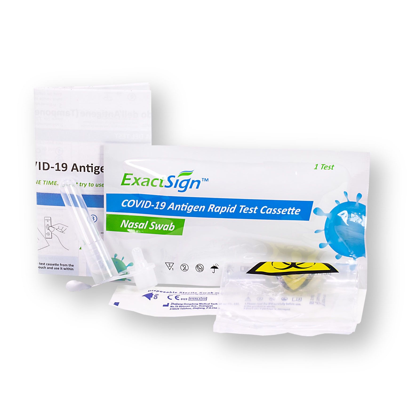ExactSign COVID-19 Antigen Schnell-Selbsttest | GRATIS parahealth Corona Tests