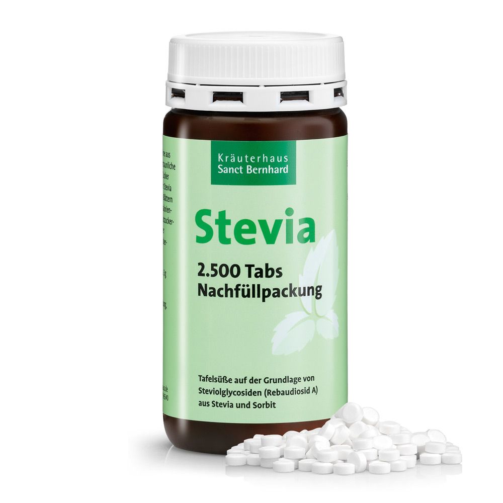 Sanct Bernhard Stevia-Tabs - Nachfüllpackung 2,5 St Tabletten