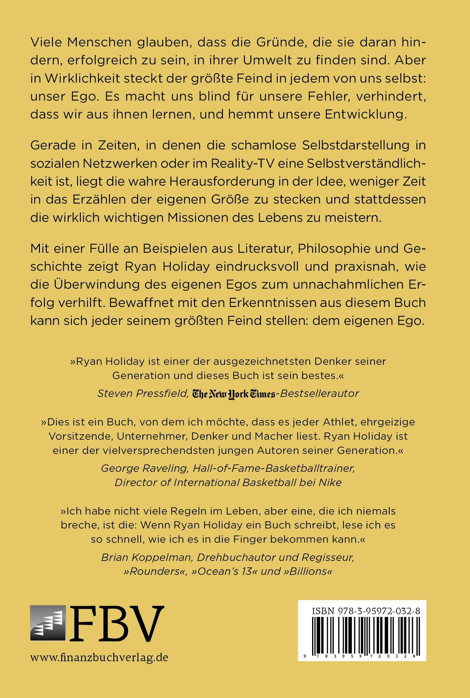 Dein Ego ist dein Feind