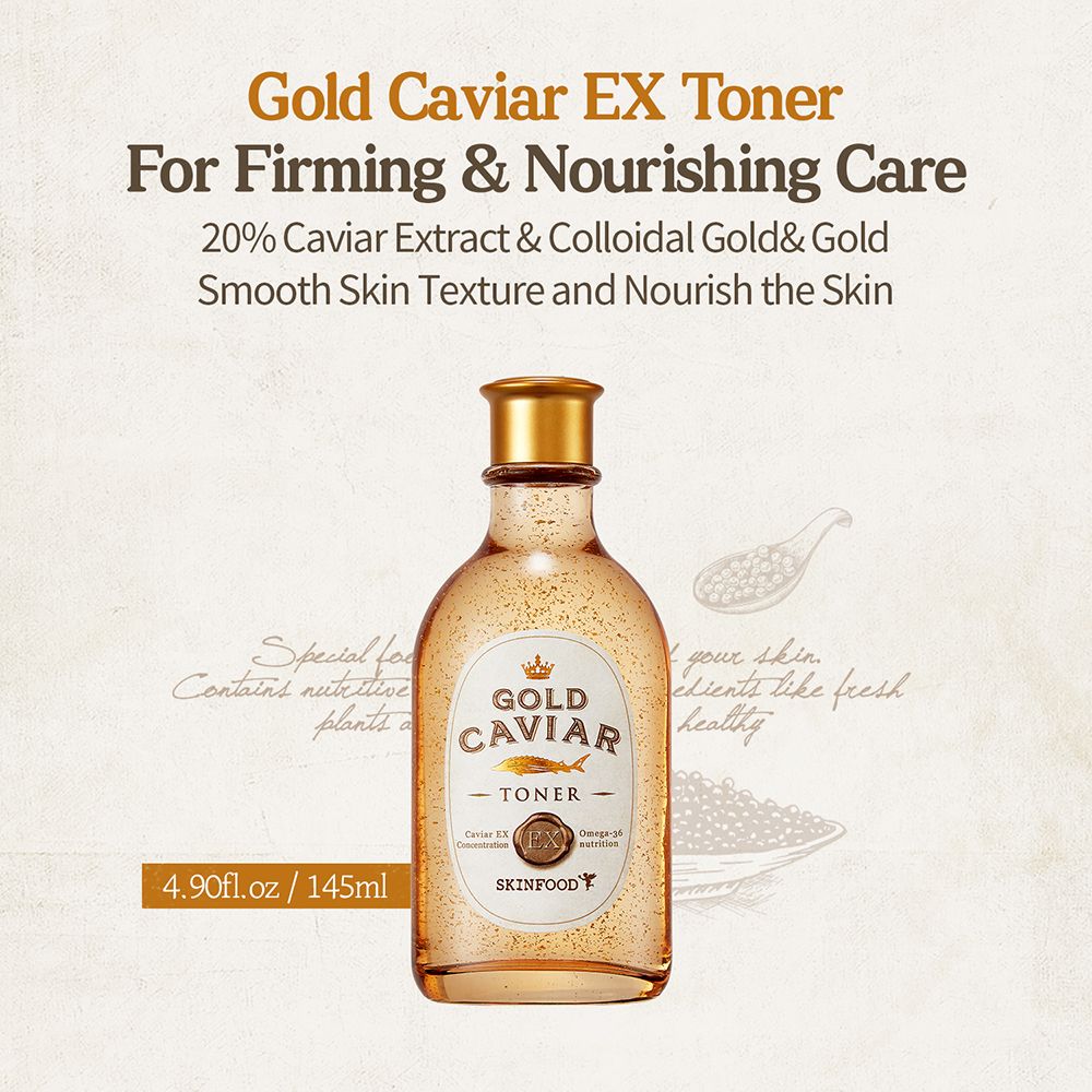 SKINFOOD Gold Caviar Ex Face Toner