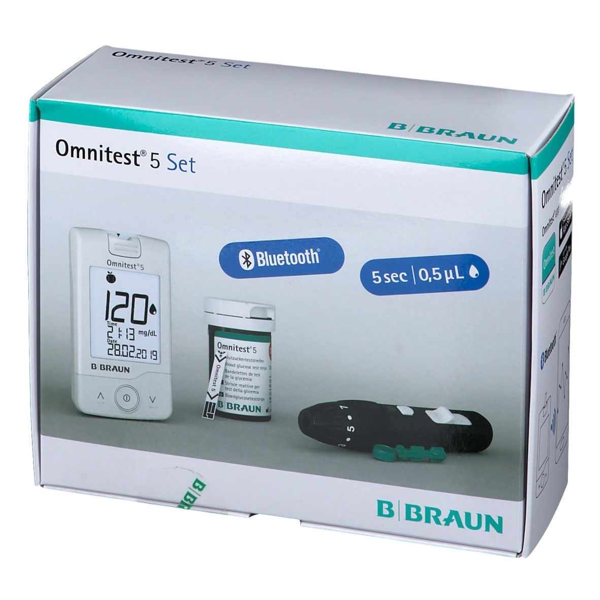 Omnitest® 5 Set mg/dl weiß