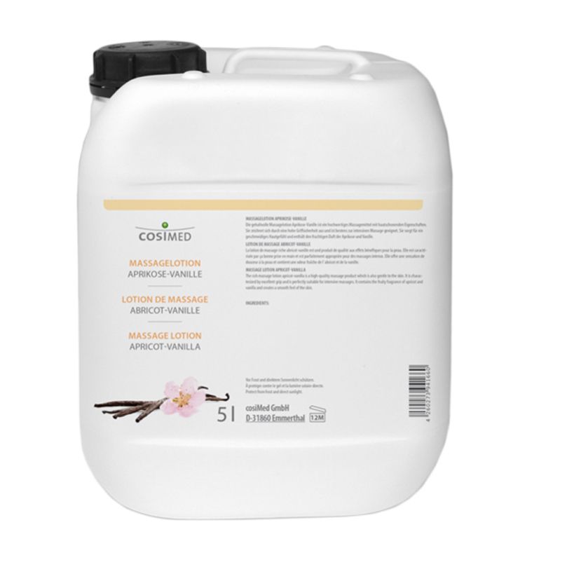 cosiMed® Massagelotion Aprikose-Vanille, 5 l