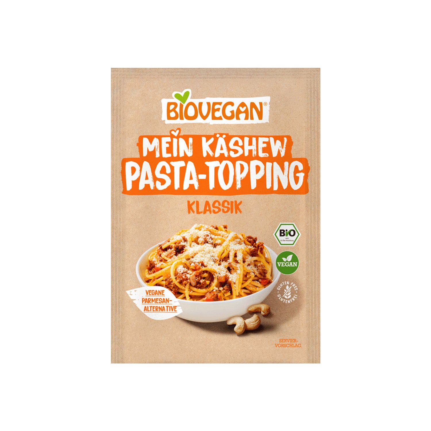 Biovegan Mein Käshew Pasta-Topping Klassik