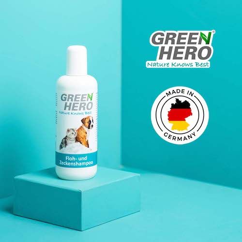 GreenHero Floh- und Zeckenshampoo
