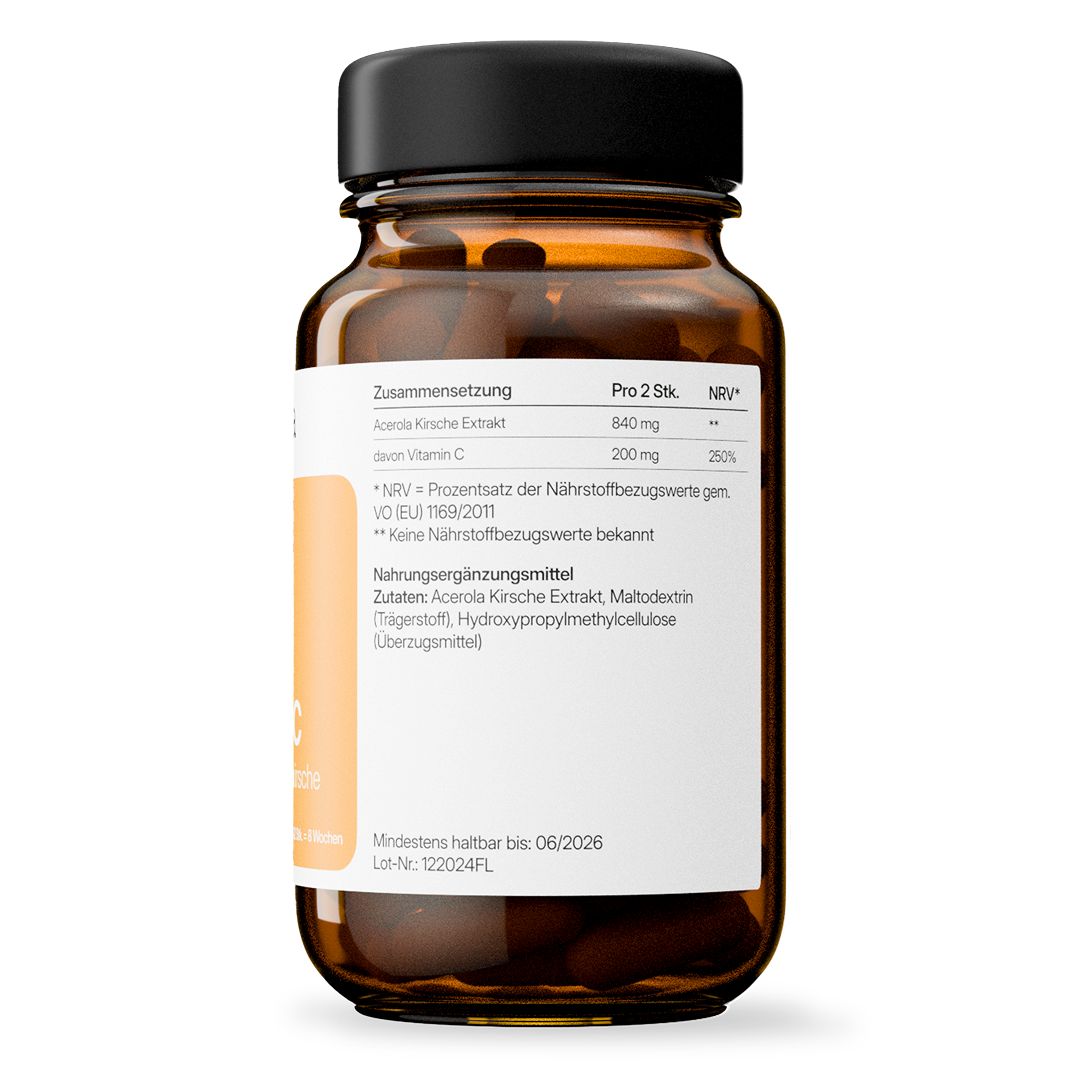 dunatura Vitamin C 420mg - natürlich - vegan