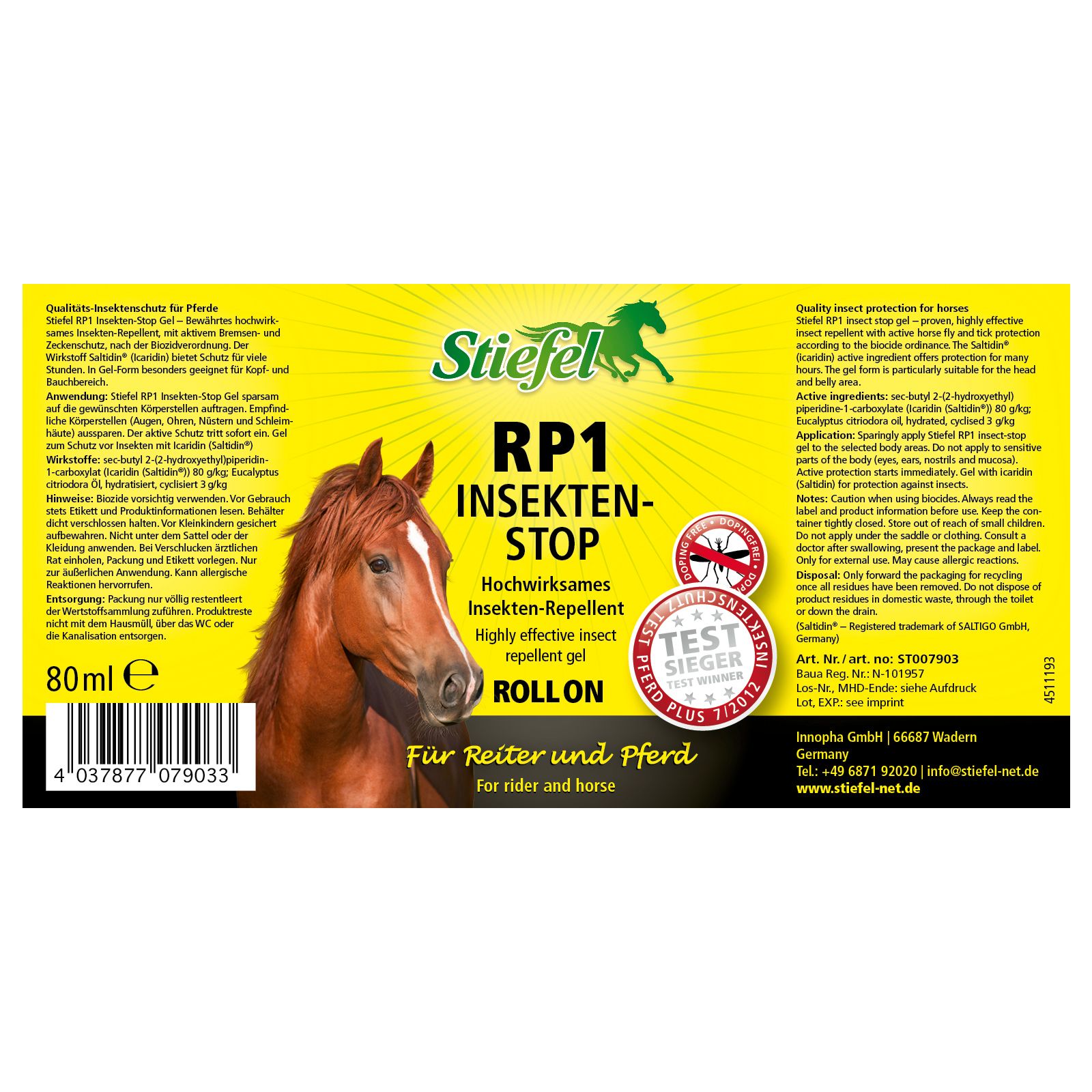 Stiefel RP1 Insekten-Stop Roll On