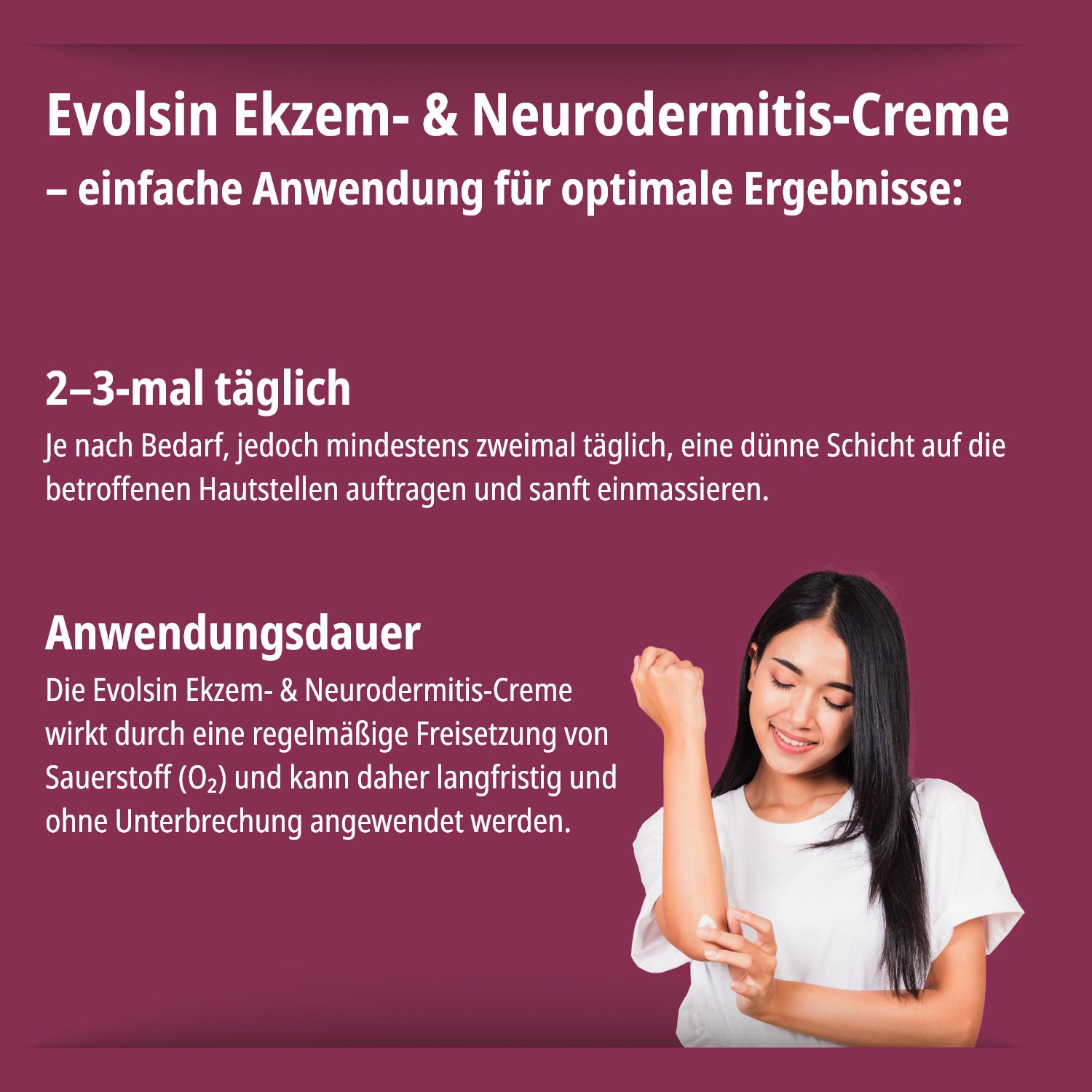 Evolsin® Ekzem & Neurodermitis Creme Doppelpack - Mindert Juckreiz & beruhigt gereizte Haut
